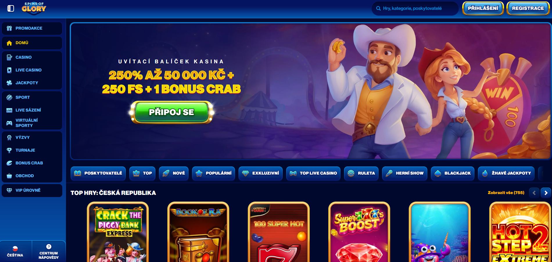 Spins of Glory - Slavnostní casino zážitek ve Spins of Glory s výherními příležitostmi